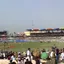 A packed cricket stadium crowd at Eden Gardens, Kolkata